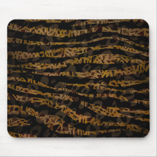 Mousepad Impressão Glam da selva do safari elegante chique