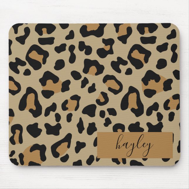 Mousepad Impressão Leopard Personalizada (Frente)