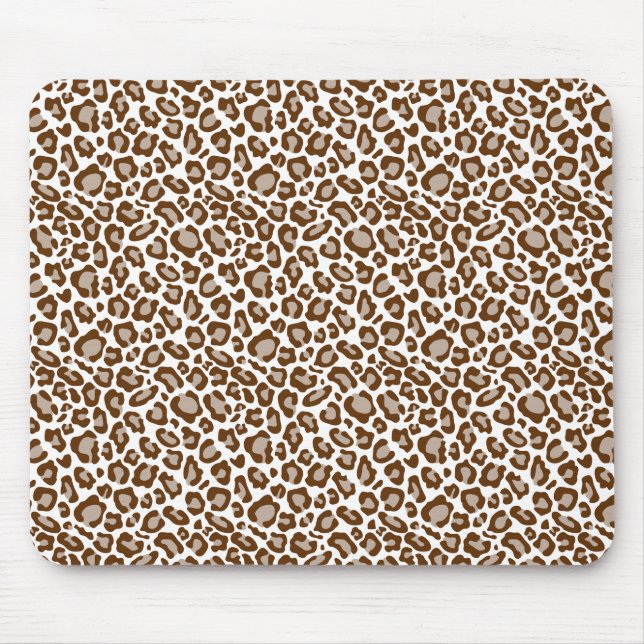 Mousepad Impressão Leopardo Castanho (Frente)