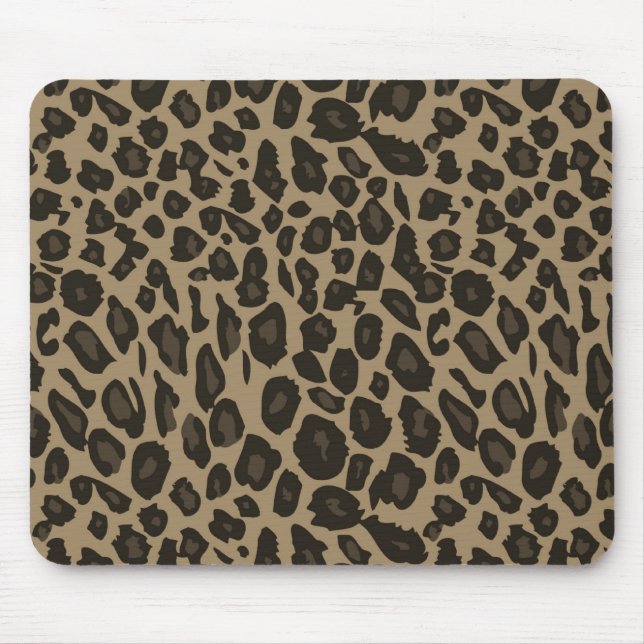Mousepad Impressão Leopardo Castanho (Frente)
