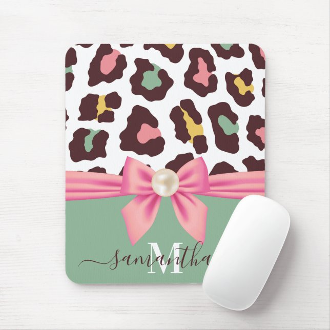 Mousepad Impressão Leopardo e Arco (Com mouse)