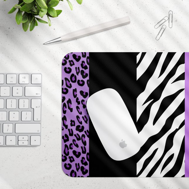 Mousepad Impressão Leopardo, Impressão Zebra, Impressão Ani (Criador carregado)