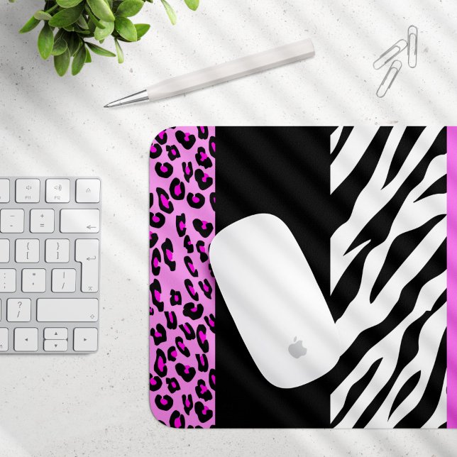 Mousepad Impressão Leopardo, Impressão Zebra, Impressão Ani (Criador carregado)