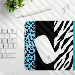 Mousepad Impressão Leopardo, Impressão Zebra, Impressão Ani