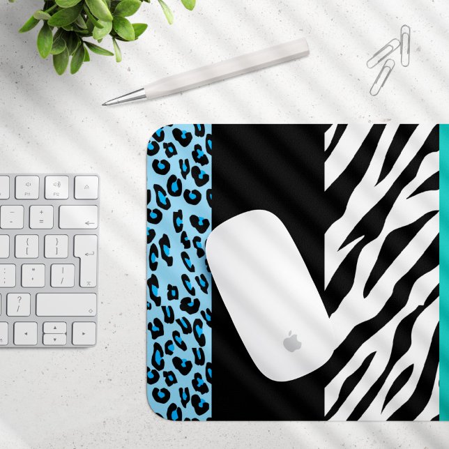 Mousepad Impressão Leopardo, Impressão Zebra, Impressão Ani (Criador carregado)