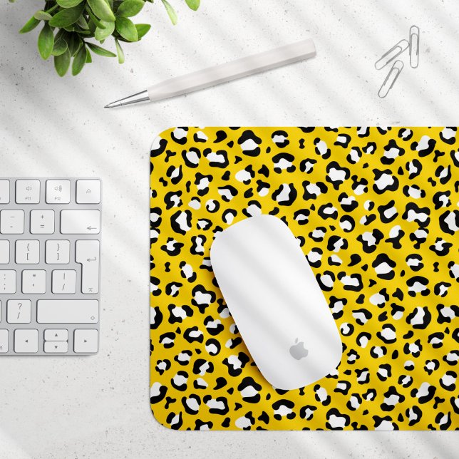 Mousepad Impressão Leopardo, Manchas Leopardo, Leopardo Ama (Criador carregado)