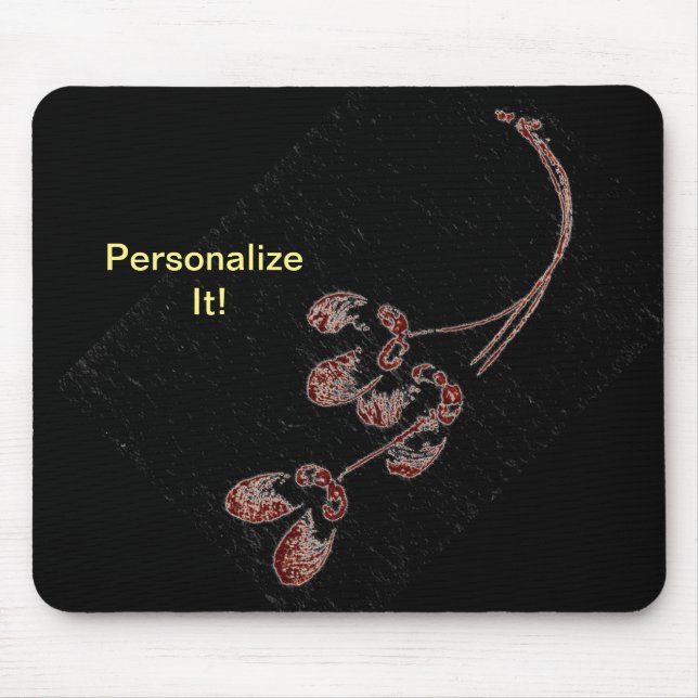 Mousepad Impressão natural de folha direta de alivio (Frente)