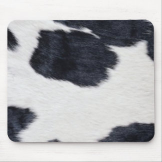 Mousepad Impressão preto/branco do couro ocidental do