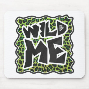 Mousepad Impressão Preto-Leopardo e Verde