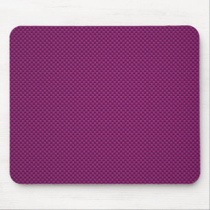 Mousepad Impressão roxo do estilo da fibra do carbono de