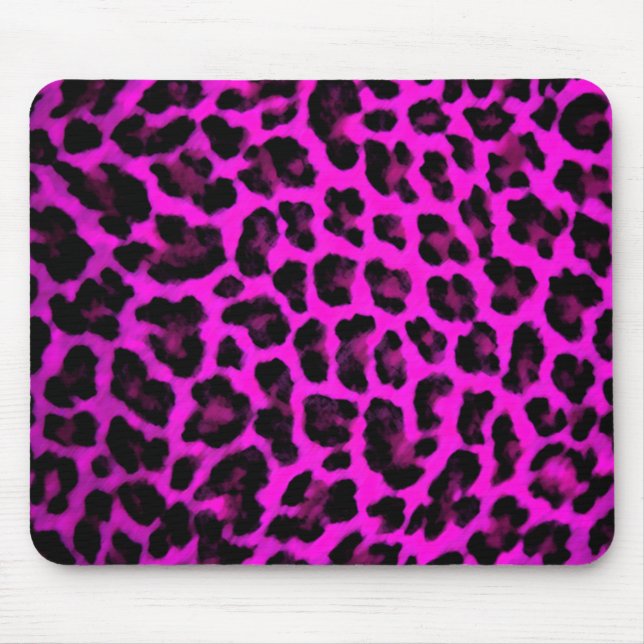 Mousepad Impressão roxo do leopardo (Frente)