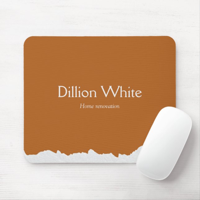 Mousepad Impressão texturizada cinza marrom (Com mouse)