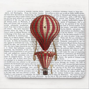 Mousepad Impressão Vermelho de Balão de Ar Quente