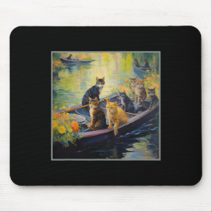 Mousepad Impressionista Francês Barco Engraçado