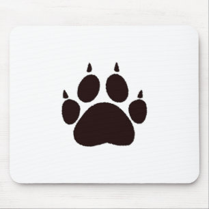 Mousepad Impressões de mão de gato