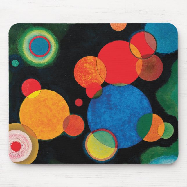 Mousepad Impulso aprofundado por Wassily Kandinsky (Frente)