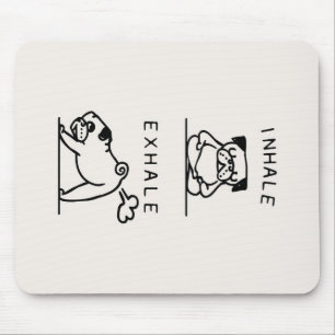Mousepad Inalar o blanket Pug Exalado