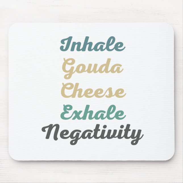 Mousepad Inalar Pão de Mouse de Negatividade de Cheijo Goud (Frente)