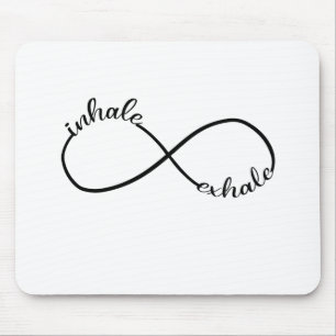 Mousepad Inalar Símbolo de Infinidade de Exalar T-Shirt Yo