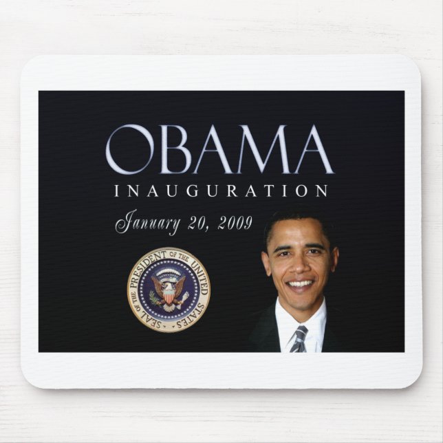 Mousepad Inauguração de Obama (Frente)