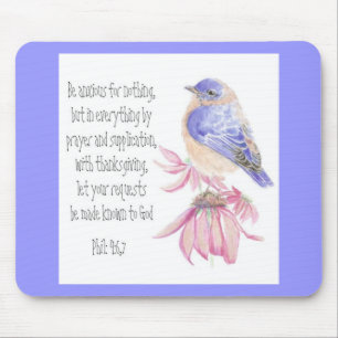 Mousepad Incentivo, escritura, Bluebird alegre