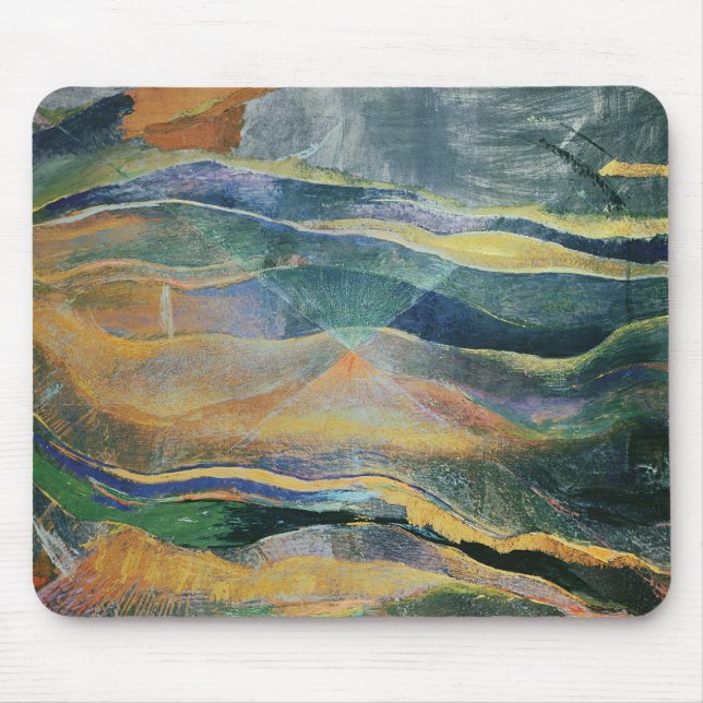 Mousepad Incidentes das cores e das planícies (tempera e (Frente)