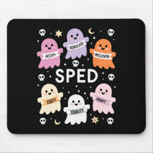Mousepad Inclusão Autismo de Halloween Tric