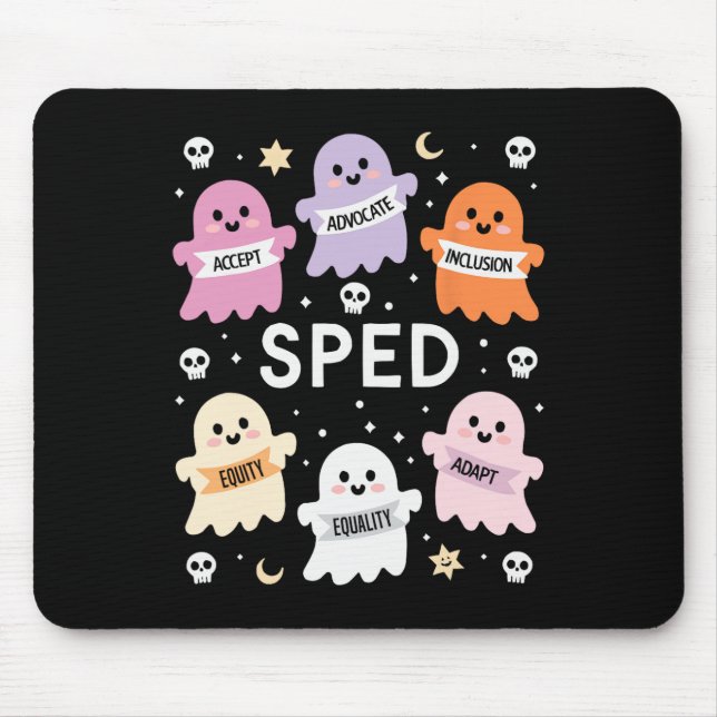 Mousepad Inclusão Autismo de Halloween Tric (Frente)
