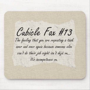 Mousepad Incompetência do colega de trabalho