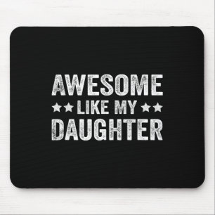 Mousepad Incrível Como Minha Dia de os pais Filha