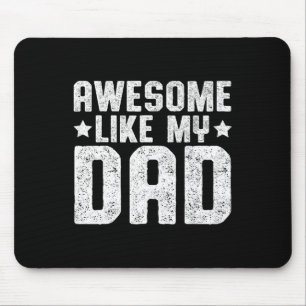 Mousepad Incrível Como Minha Vintage Do Pai Do Dia de os pa