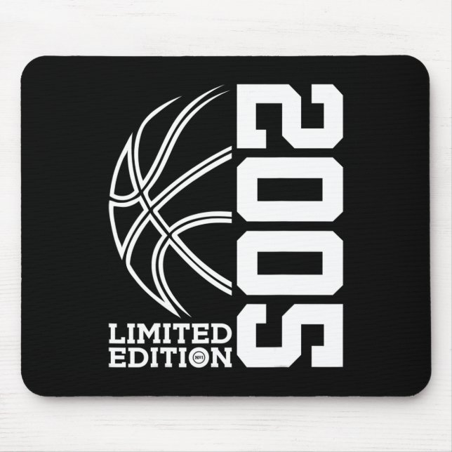 Mousepad Incrível Desde 2005, Birthday Bysketbyll Limited E (Frente)