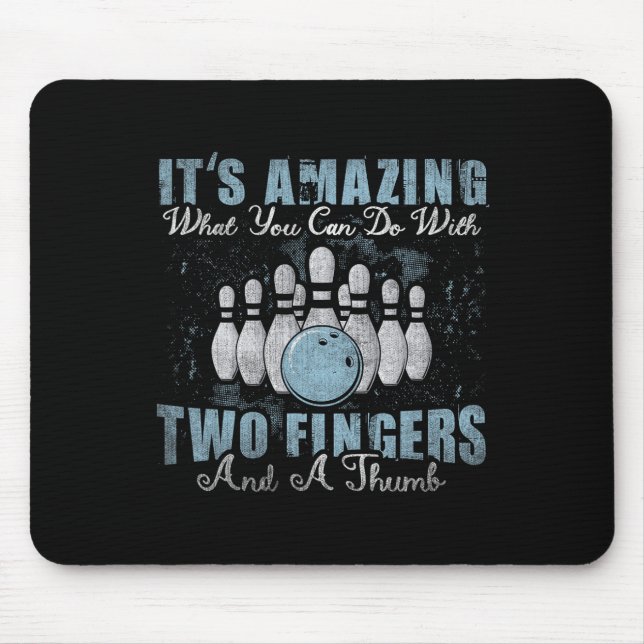Mousepad Incrível O Que Você Pode Fazer Com Dois Dedos E Um (Frente)