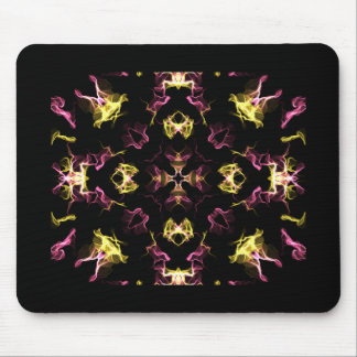 Mousepad Incrível, Rosa e Amarelo Mandala