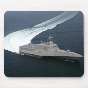 Mousepad Independência do navio de combate no Golfo do