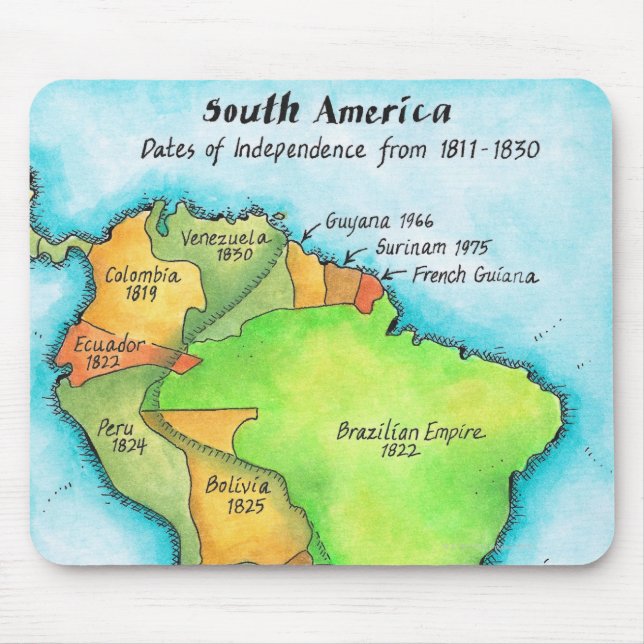 Mousepad Independência Sul-Americana (Frente)