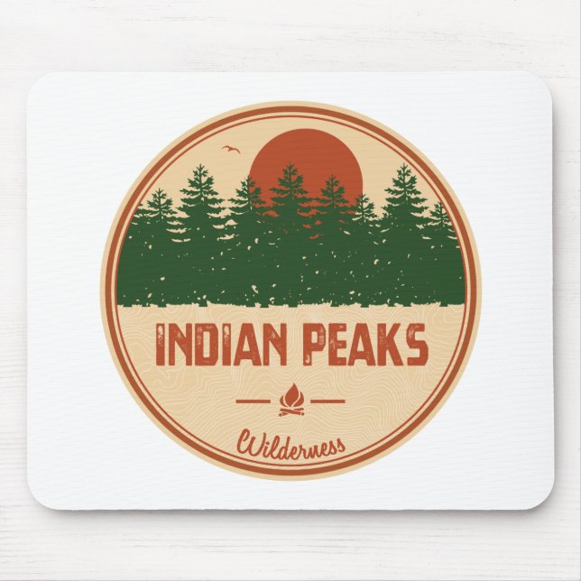 Mousepad Indian Peaks Wilderness Colorado (Frente)