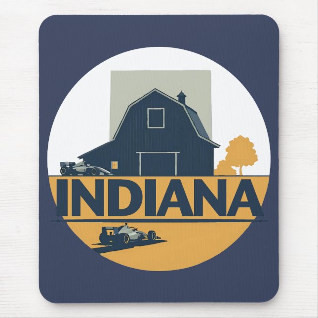 Mousepad Indiana Estados Unidos da América (Frente)