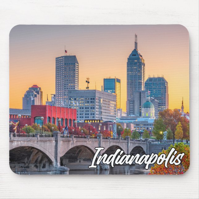 Mousepad Indianápolis, Indiana, Estados Unidos (Frente)