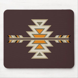 Mousepad Indiano Design-Brown do sudoeste