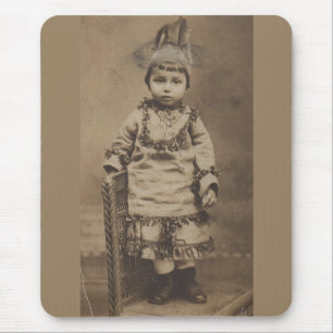 Mousepad indiano pequeno do 1920 RPPC um