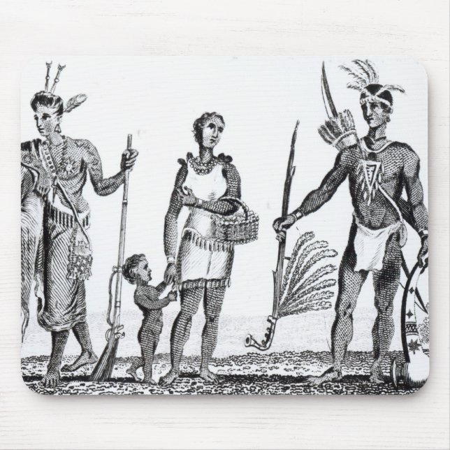 Mousepad Indianos norte-americanos (Frente)