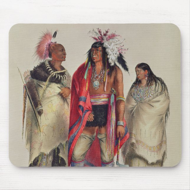 Mousepad Indianos norte-americanos, c.1832 (Frente)