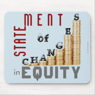 Mousepad "Indicação das mudanças na equidade "