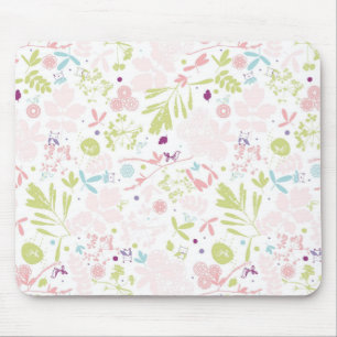 Mousepad indicação do teste padrão floral