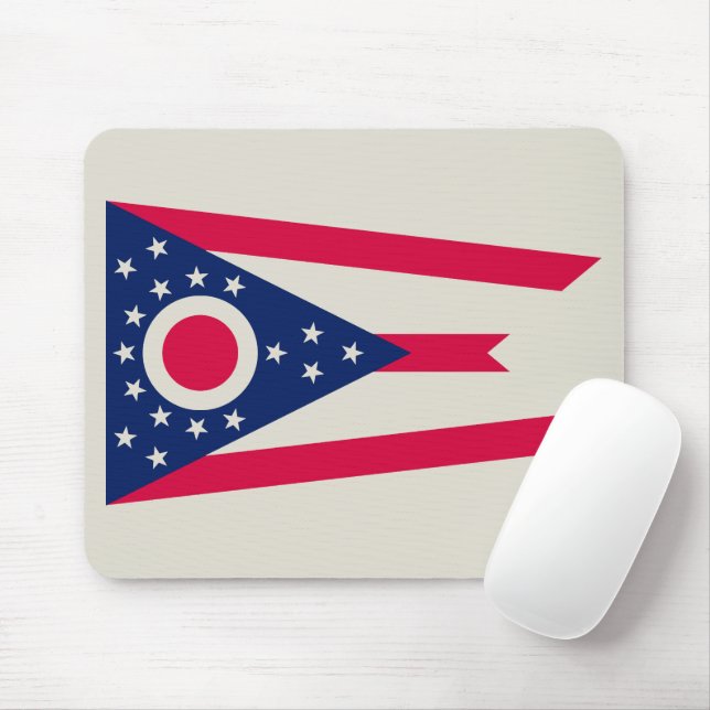 Mousepad Indicador Ohio: A faixa do Estado de Buckeye (Com mouse)