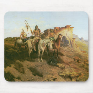 Mousepad Índios Vintage, Saqueadores da Pradaria, Seltzer,