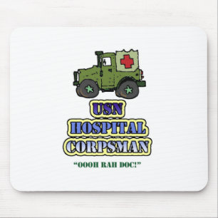 Mousepad Indivíduo alistado na Força Médica do exército