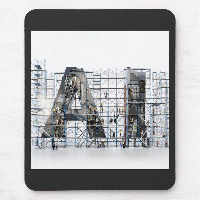 Mousepad Industrial Letterform – AI (Frente)