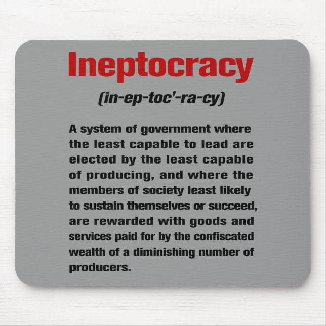 Mousepad Ineptocracy (Frente)